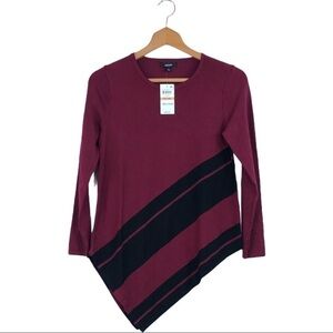 Alfani -  Asymmetrical Stripe Sweater -PS